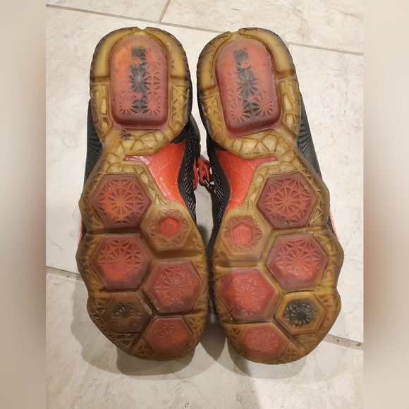 Mens| LeBron 12 Court Vision | Nike sneakers balck and orange | size 13 - Picture 7 of 12